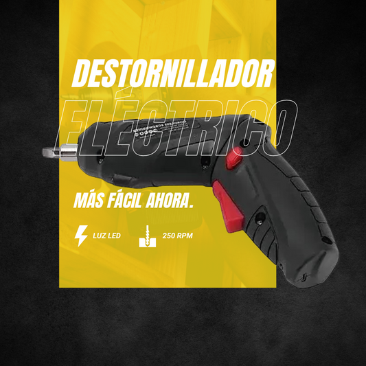JUEGO DE DESTORNILLADOR ELECTRICO MULTIFUNCIONAL